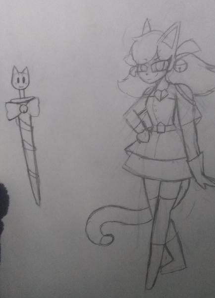 <c:out value='Took a small break and made an AU design for Mad Mew Mew'/>