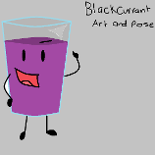 Blackcurrant Juice art and poses page