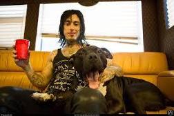 Day 9 (Hot) Ronnie Radke. He is sweating so he is hot....i'm innocent I promise...