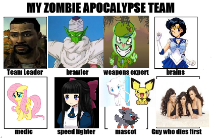Zombie apocalypse team's Photo
