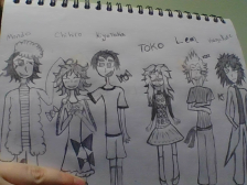 danganronpa as kids pt1: Mondo, chihiro,kiyotaka,toko,leon and haga ha ha