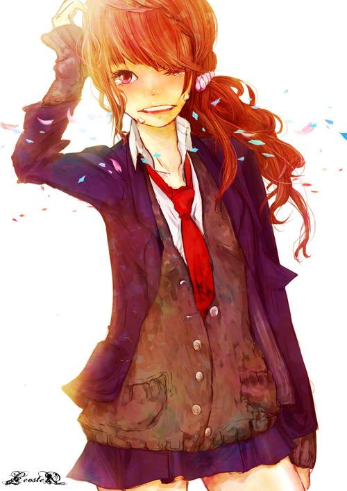 Anime ginger girl