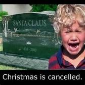 pr kid thinks Christmas is cancelled! don't worry it isn't!