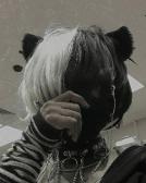 im at school and my friend gave me cat ears