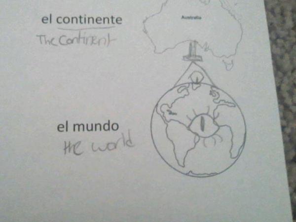 <c:out value='LOOK AT WHAT I DREW IN SPANISH!'/>