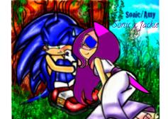 Sonic x Jackie (I just did your normal side if that's ok)