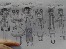 dr as kids pt 4: GUNDHAM, sonia, kazuichi, hiyoko, chiaki , and mahiru (i think thats her name)