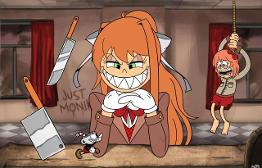 Cuphead: don't deal with the literature club