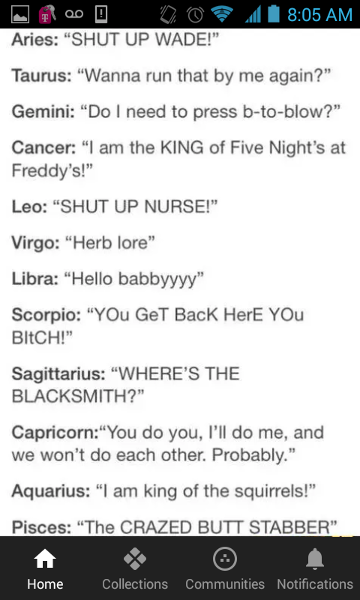 <c:out value='XD the Aquarius really made me laugh'/>