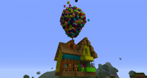 Its the house from Up! :]