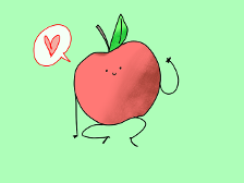 An apple for @SwiftBunnii!! ??