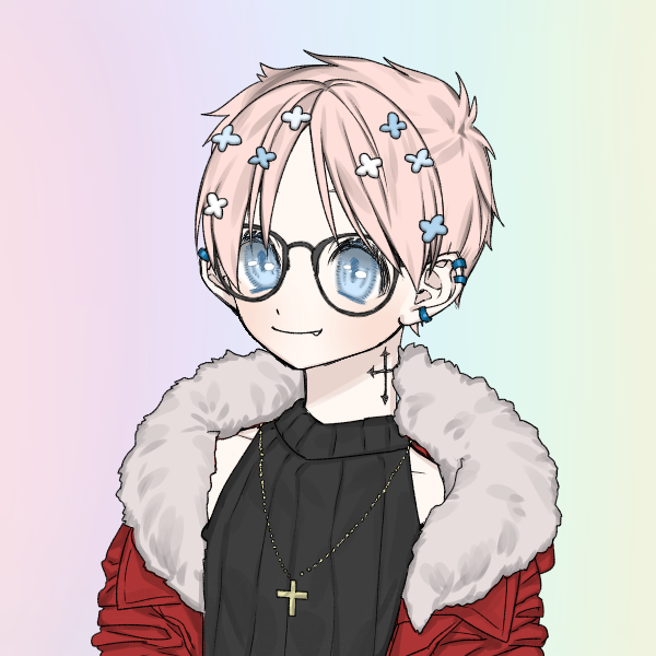 <c:out value='Me but with pink hair (kinda like it tbh)'/>