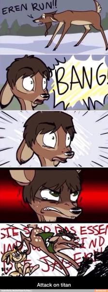 <c:out value='if attack on titan was bambi'/>