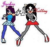 <c:out value='Kittey the Cat and Jackie the Hedgehog :)'/>