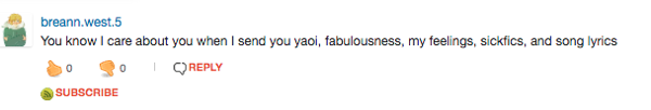 <c:out value='Does Brea send you yaoi, fabulousness, feelings, sickfics, and lyrics @ Nia?'/>
