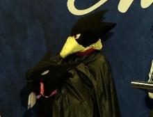Le Cosplay of Tokoyami. Came 1st in a cosplay contest.