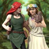 Salaniea and her sister, Aphy