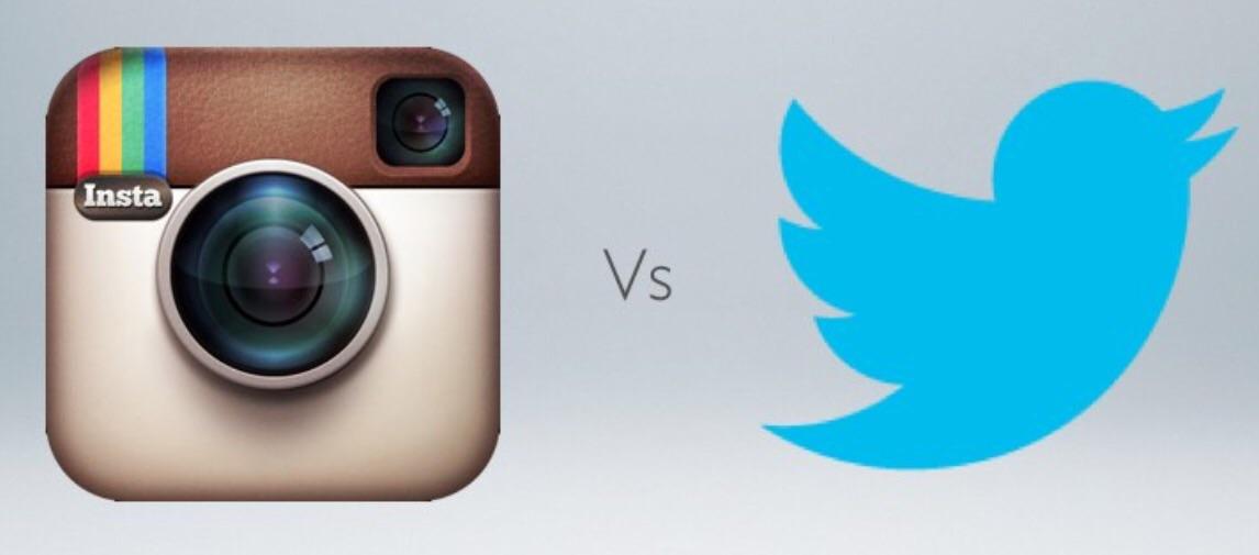 Twitter vs Instagram vs qfeast