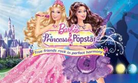 Fav Barbie : the princess and the pop star character -