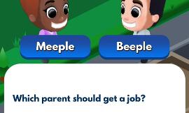 Which parent should get a job?