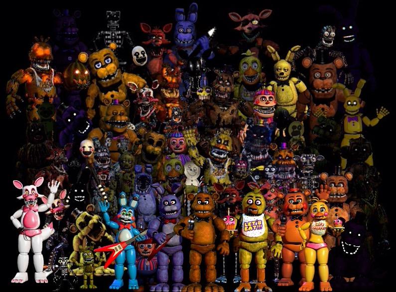 Which game do you like the most: FnaF 1 or FnaF 2 or FnaF 3 or FnaF 4 or Sister Location?