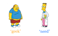 Geek or nerd?