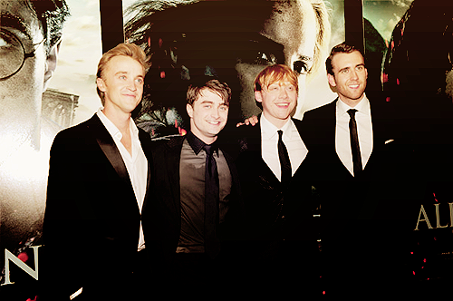 Harry potter boys Neville Londbottom ,Ronald Weasley,Harry Potter,Draco Malfoy