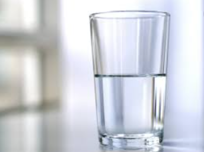 Do you see the glass half empty, half full, or just a glass?