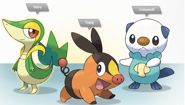 Which Fifth Generation Starter Pokemon?