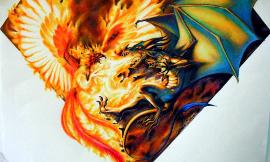 who would win,a Dragon or a Phoenix?