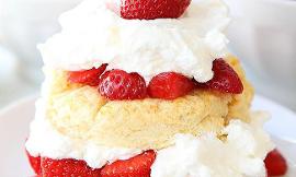 Strawberry shortcake or ice cream sandwiches