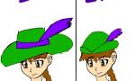 Which hat is better for this character?