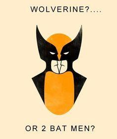 is it wolverine or two batman's?