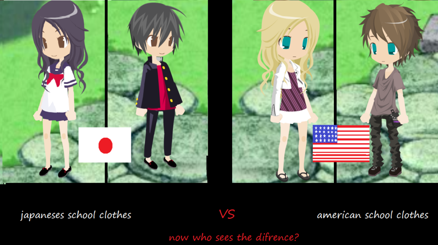 Japanese Uniform or American Clothes