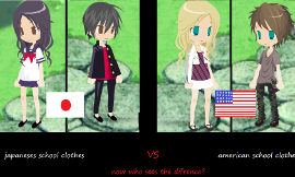 Japanese Uniform or American Clothes