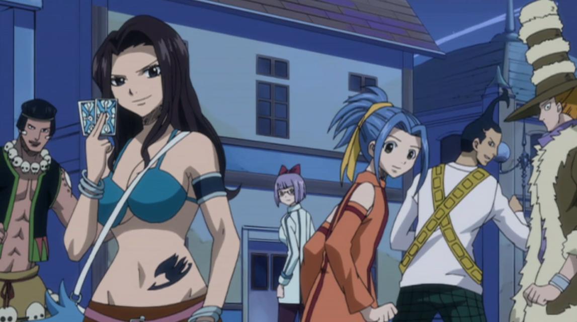 Fairy Tail: Levy vs Cana