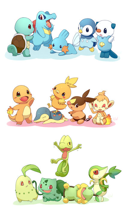 what starter pokemon do you like in the choice below? :D what starter pokemon do you like in the choice below? :D