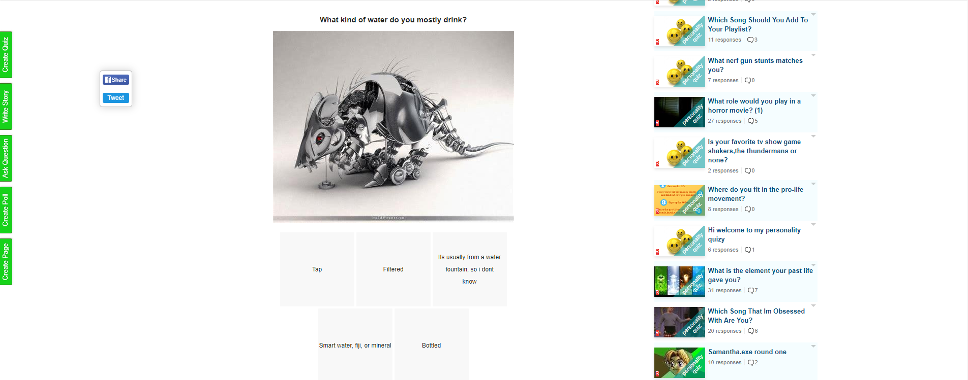 How much do you like the redesigned quiz page of Qfeast (flex style on desktops and tablets)?