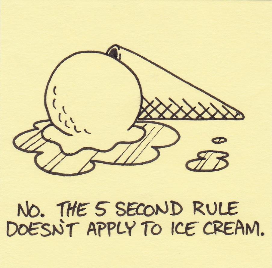 Do you believe in the 5 second rule?