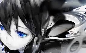 what color is black rock shooter's hair?