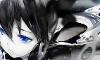 what color is black rock shooter's hair?