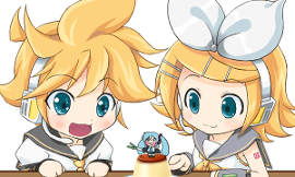 Rin VS Len!:3