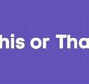 This or that: dogs or cats