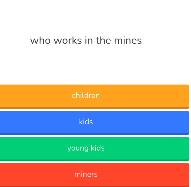 who works in the mines?