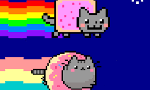 Nyan cat vs Pusheen!