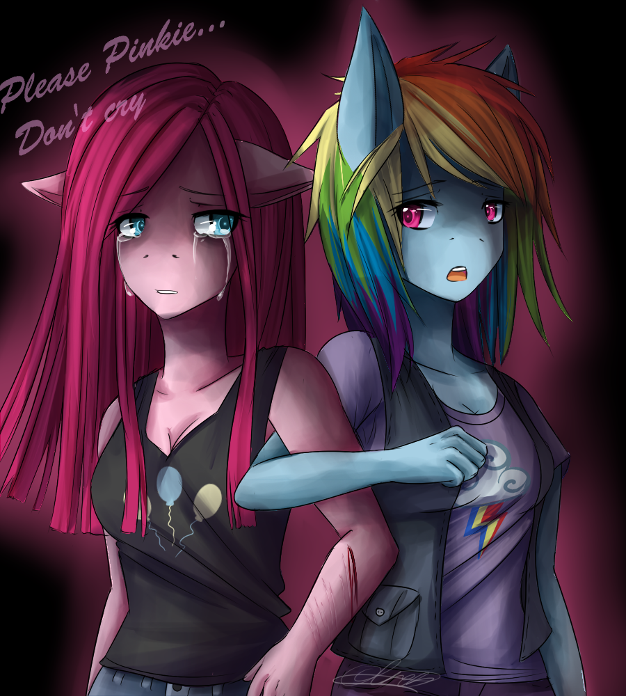 Creepypasta Pinkamena or Rainbow dash or both