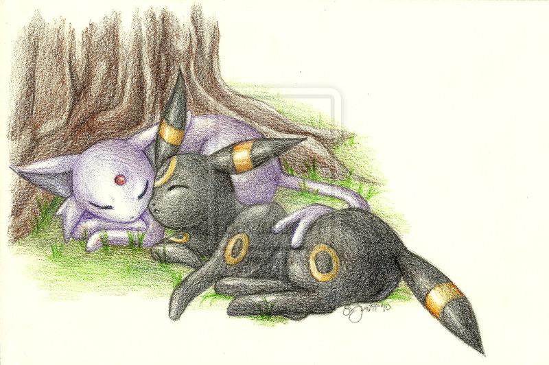 Umbreon x Espeon