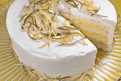 Cake with lime lemon filling Cake with lime lemon filling