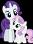 Rarity and Sweetie Belle
