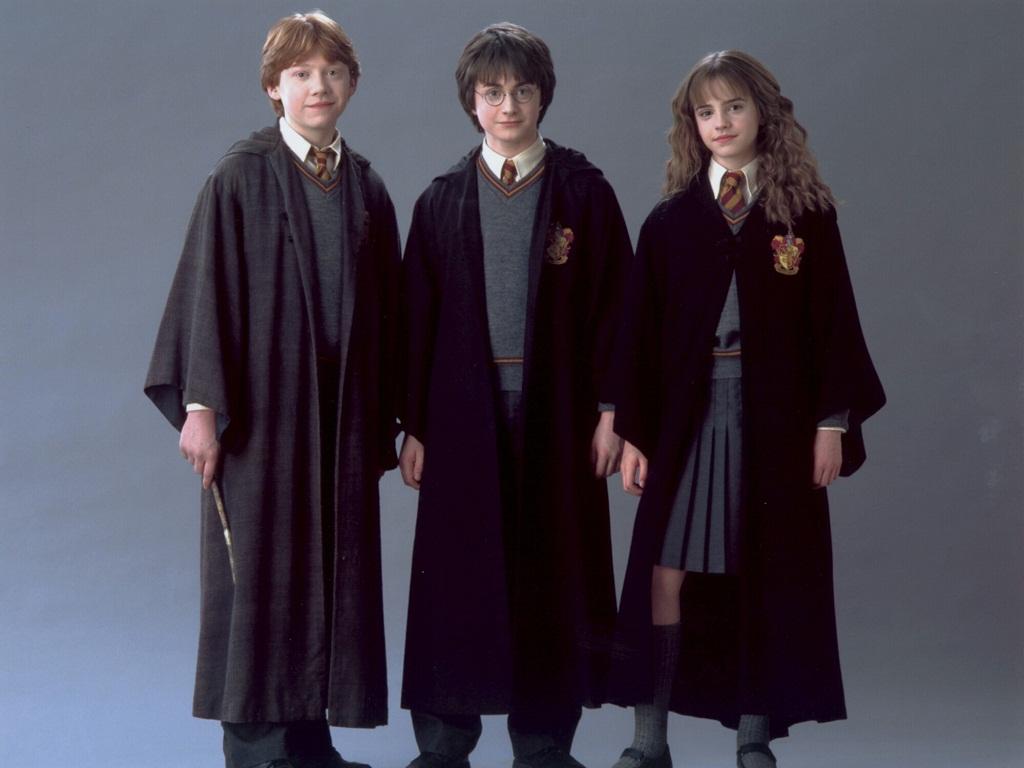 Harry potter, Ron weasley and Hermione granger